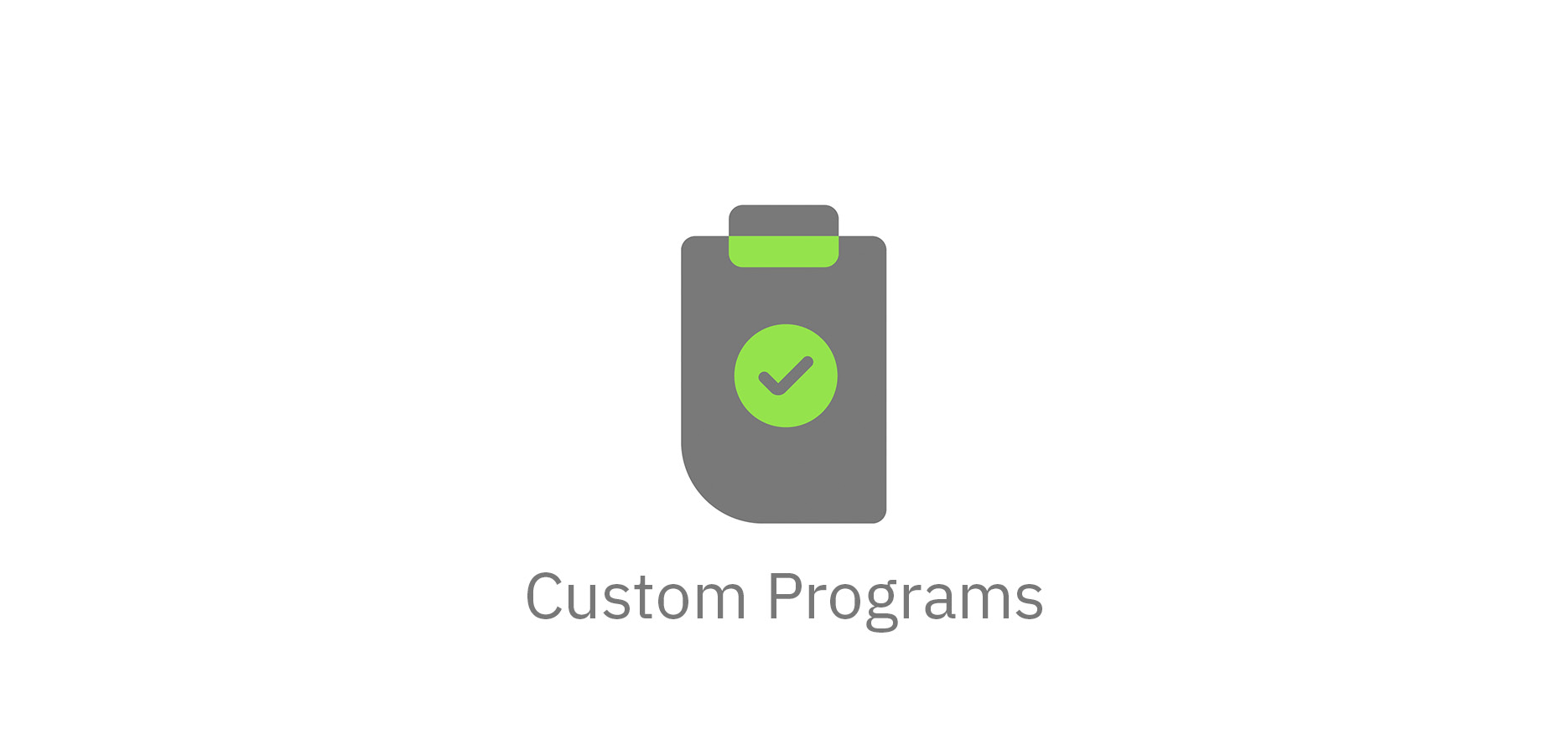 custom programs